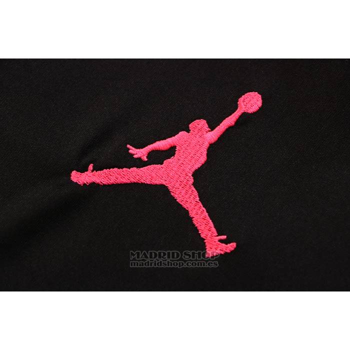 Chandal del Paris Saint-Germain Jordan Manga Corta 2022-2023 Negro y Azul - Pantalon Corto